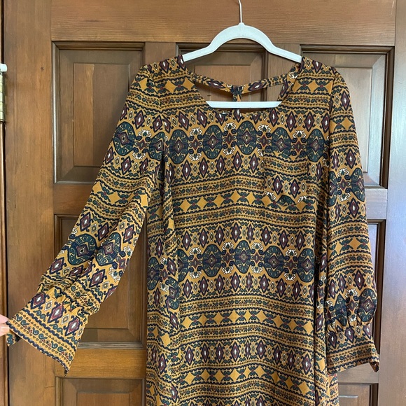 Earthy Boho Tunic Top - Picture 1 of 5